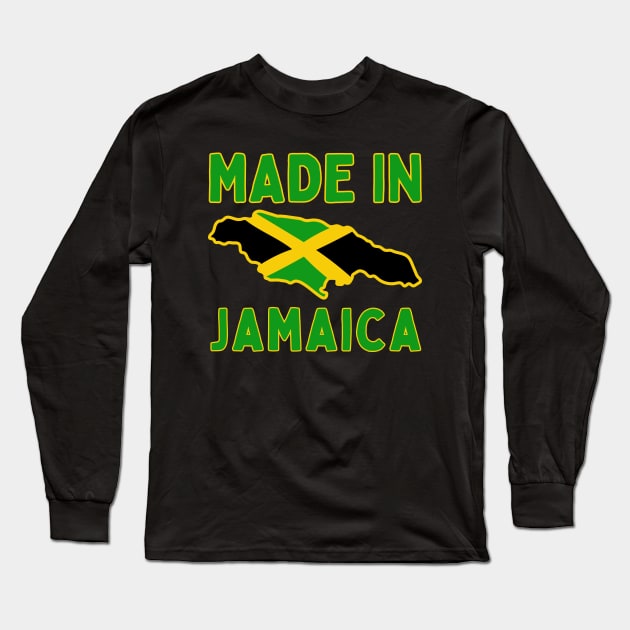 Made In Jamaica Long Sleeve T-Shirt by footballomatic